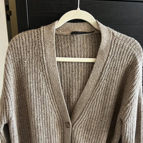 Jenni Kayne Sweaters - Jenni Kayne Alpaca Cocoon Cardigan, Taupe XS
